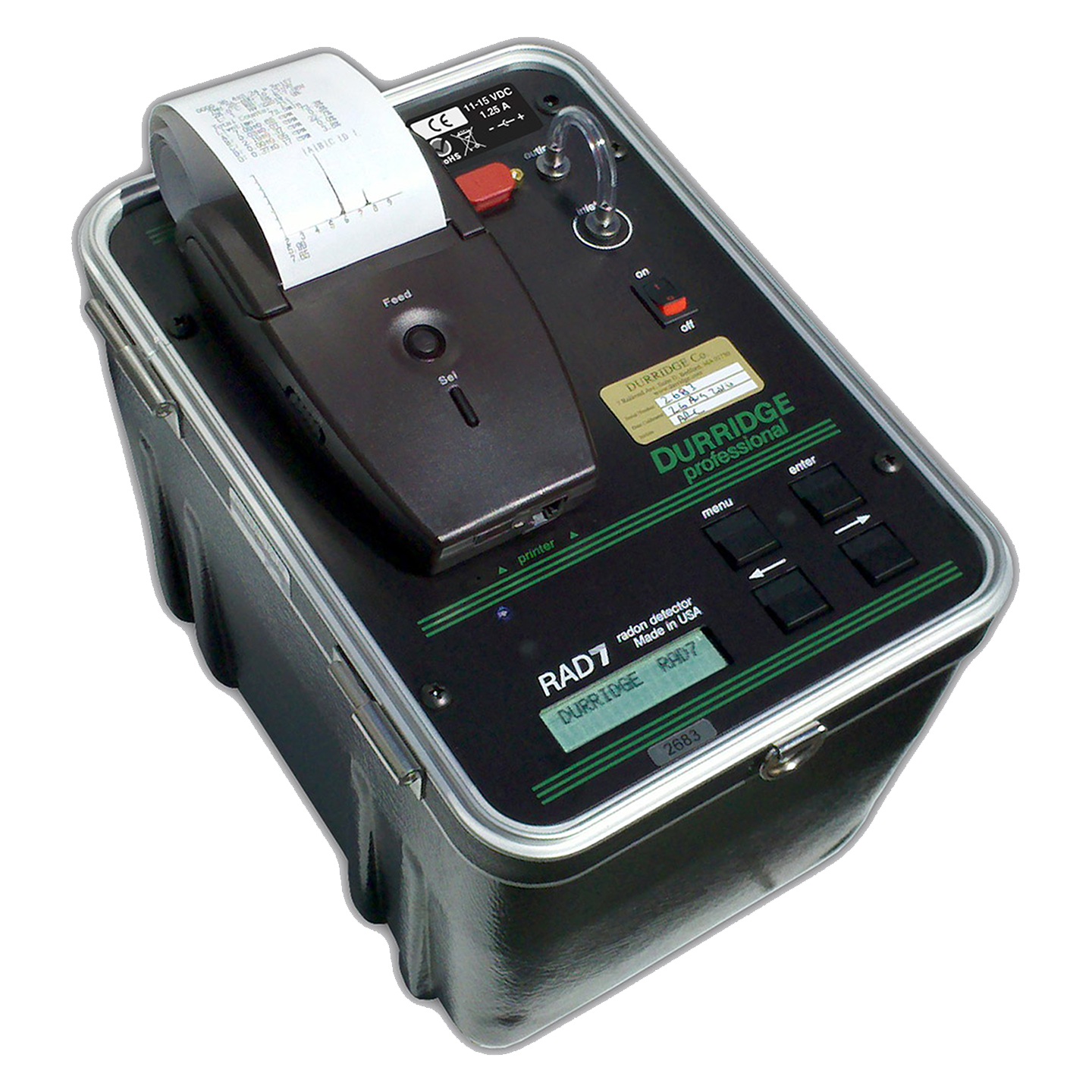 Medidor de radón para interiores, sensor de radón Medidor de radón de alta  sensibilidad Detector de radón para el hogar Uso conveniente VoborMX  herramienta