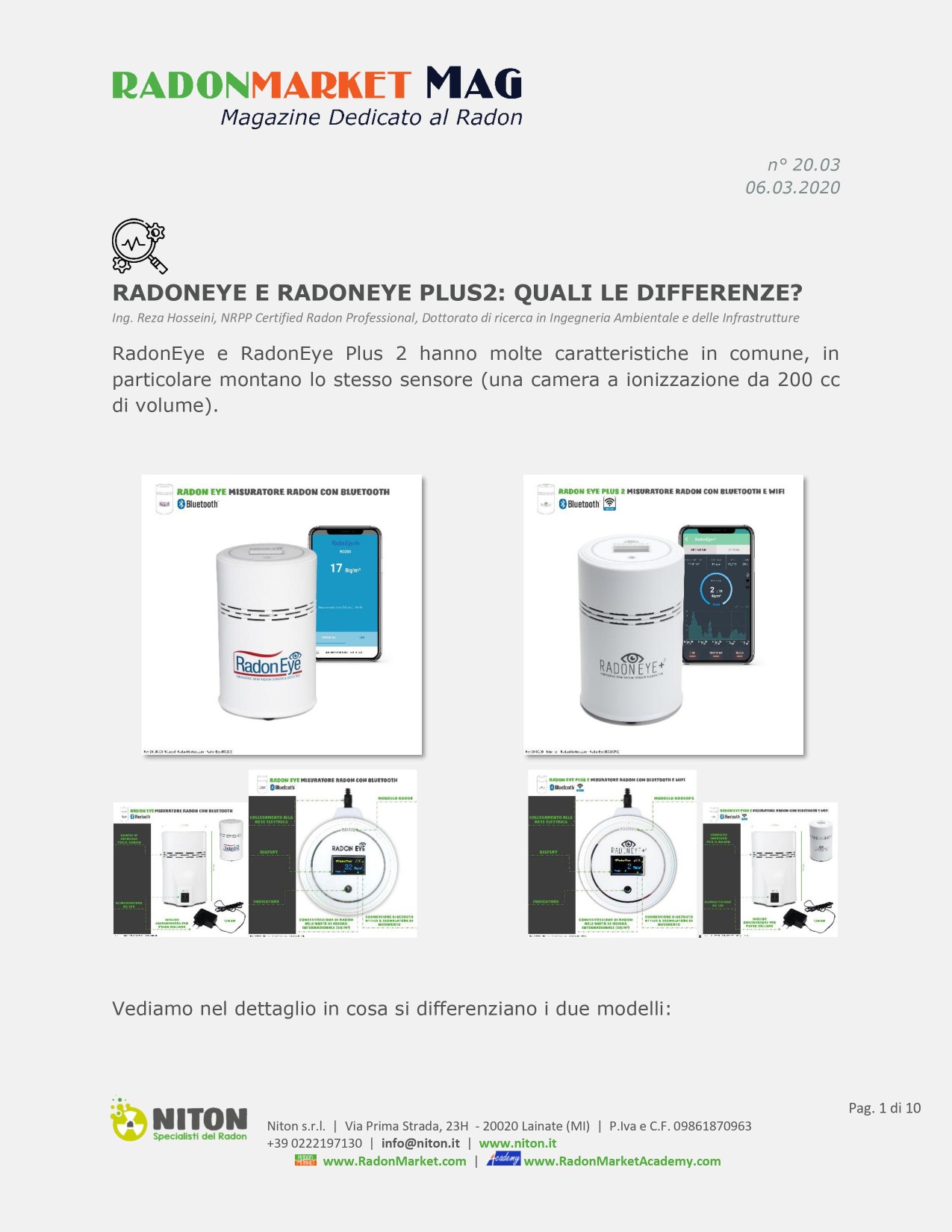 ○ Strumenti per la misura del gas Radon Archives - RadonMarket Academy